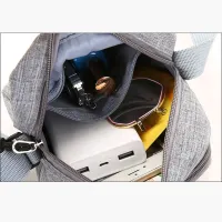 Unisex Nylon Mini Crossbody Bag thumbnail 5