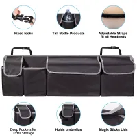 Car Trunk Organizer Backseat Storage thumbnail 2