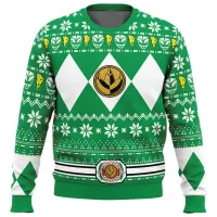 Power Rangers Ugly Christmas Hoodie thumbnail 5