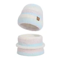 Women's Winter Hat Scarf Beanie Set thumbnail 5