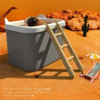 Hamster Sand Bath Box with Ladder thumbnail 4