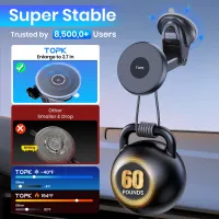 TOPK Universal Magnetic Car Phone Holder thumbnail 3