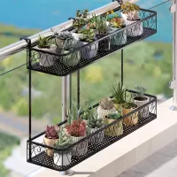 Multi-Tier Balcony Plant Stand thumbnail 1