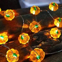 Pumpkin Eyeball LED String Lights thumbnail 1