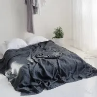 Washed Linen Sheet Set with Pillowcases thumbnail 3