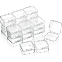 24 Pack Clear Bead Storage Containers thumbnail 1