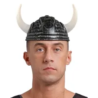 Viking Horn Helmet Knight Costume Hat thumbnail 4