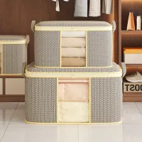 Foldable Fabric Storage Box with Clear Window thumbnail 4