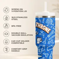Dad Themed Insulated Tumbler 40oz thumbnail 5