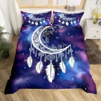 Dream Catcher Boho Mandala Duvet Cover Set thumbnail 1