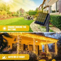 Solar LED String Lights - 8 Modes thumbnail 4
