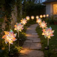 Solar Pinwheel Garden Lights (2pc) thumbnail 5