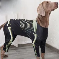 Skeleton Dog Halloween Costume Large thumbnail 4