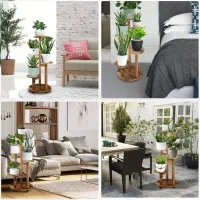 5-Tier Wood Plant Stand thumbnail 4