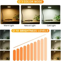 48 LED Clip-On Gooseneck Desk Lamp thumbnail 3