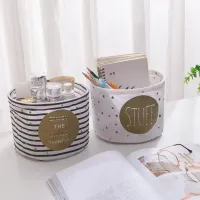 Foldable Cotton Storage Basket thumbnail 1