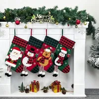 Personalised Santa Snowman Reindeer Christmas Stocking thumbnail 4