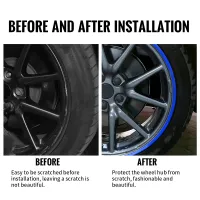 4PCS Wheel Rim Protector Strip thumbnail 6