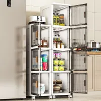 Slim Gap Storage Rack with Wheels thumbnail 2