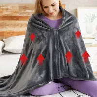 USB Fleece Electric Heated Lap Blanket thumbnail 5