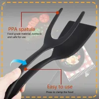 2-in-1 Flip Spatula Tongs Tool thumbnail 3