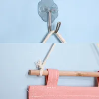 3-Pocket Wall Storage Bag Organizer thumbnail 5