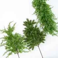 60cm Artificial Christmas Cedar Garland thumbnail 1