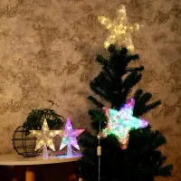 LED Christmas Tree Star Light Topper thumbnail 4