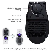 Portable Mini Space Heater with Remote thumbnail 5