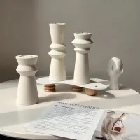 Nordic Ceramic Candle Holders thumbnail 3