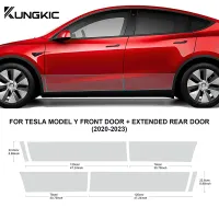 Tesla Model Y B Pillar PPF Protective Film thumbnail 2