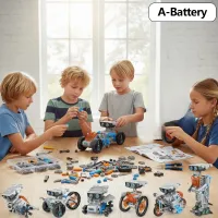 12-in-1 STEM Robot Building Kit thumbnail 3