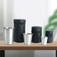 4PCS Stainless Steel Camping Cups Set thumbnail 3