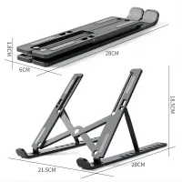 Adjustable Foldable Laptop Stand thumbnail 6