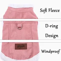 Winter Fleece Dog Jacket - Windproof thumbnail 4