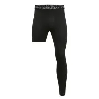 Men's One-Leg Cropped Compression Pants thumbnail 6