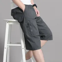 Men's Cargo Shorts with Zipper Pockets thumbnail 4
