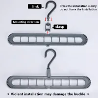Foldable 9-Hole Collapsible Hanger thumbnail 4