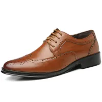 Handcrafted Calfskin Oxford Brogue Shoes thumbnail 6