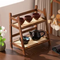 Bamboo Spice Rack Organizer thumbnail 1