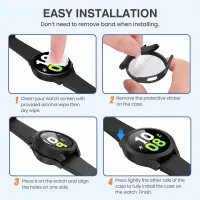 Galaxy Watch Tempered Glass + PC Case 44mm 40mm thumbnail 6
