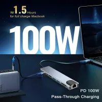 8-in-1 USB C Hub Adapter thumbnail 3