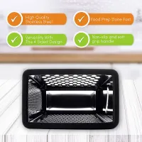 4-Sided Stainless Steel Box Grater w/ Container thumbnail 4