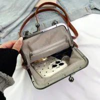Vintage Brown PU Leather Crossbody Bag thumbnail 6