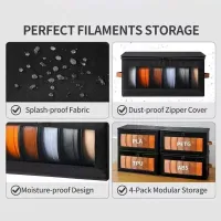4-Spool 3D Printer Filament Storage Bag thumbnail 5