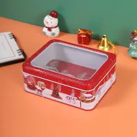 Christmas Window Tin Cookie Box thumbnail 6