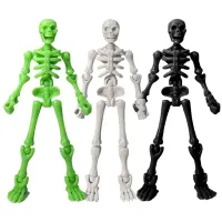Posable Mini Skeleton Figurines for Halloween thumbnail 6