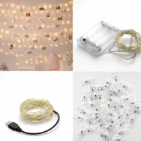 LED Photo Clip Fairy String Lights thumbnail 5