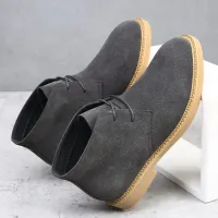 Men's Suede Pointed Chelsea Boots thumbnail 3