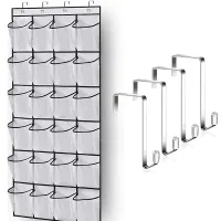 Wall-Mounted Shoe Organizer Storage Rack thumbnail 3